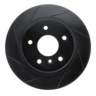 R1 Concepts® - eLINE Black Series™ Slotted 1-Piece Rear Brake Rotor