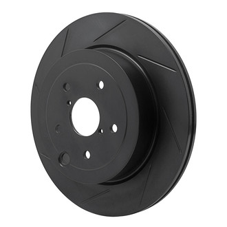 R1 Concepts® - eLINE Black Series™ Slotted 1-Piece Rear Brake Rotor