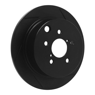 R1 Concepts® - eLINE Black Series™ Slotted 1-Piece Rear Brake Rotor