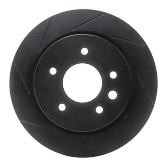 R1 Concepts® - eLINE Black Series™ Slotted 1-Piece Rear Brake Rotor