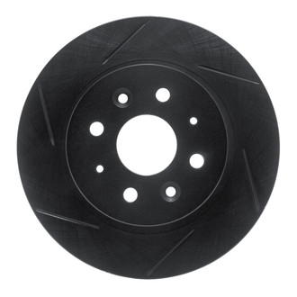 R1 Concepts® - eLINE Black Series™ Slotted 1-Piece Rear Brake Rotor