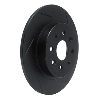 R1 Concepts® - eLINE Black Series™ Slotted 1-Piece Rear Brake Rotor