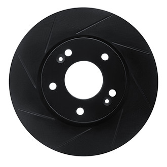 R1 Concepts® - eLINE Black Series™ Slotted 1-Piece Front Brake Rotor