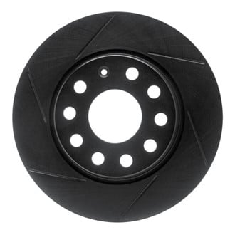 R1 Concepts® - eLINE Black Series™ Slotted 1-Piece Rear Brake Rotor