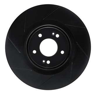 R1 Concepts® - eLINE Black Series™ Slotted 1-Piece Front Brake Rotor
