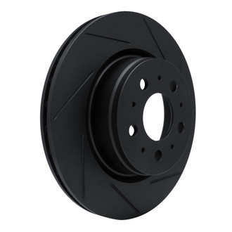 R1 Concepts® - eLINE Black Series™ Slotted 1-Piece Front Passenger Side Brake Rotor
