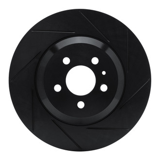 R1 Concepts® - eLINE Black Series™ Slotted 1-Piece Front Passenger Side Brake Rotor