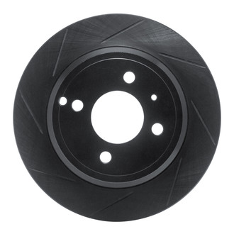 R1 Concepts® - eLINE Black Series™ Slotted 1-Piece Rear Brake Rotor