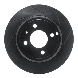 R1 Concepts® - eLINE Black Series™ Slotted 1-Piece Rear Brake Rotor