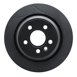 R1 Concepts® - eLINE Black Series™ Slotted 1-Piece Rear Brake Rotor
