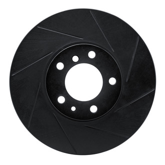 R1 Concepts® - eLINE Black Series™ Slotted 1-Piece Front Brake Rotor