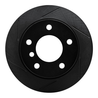 R1 Concepts® - eLINE Black Series™ Slotted 1-Piece Rear Brake Rotor