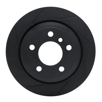 R1 Concepts® - eLINE Black Series™ Slotted 1-Piece Rear Driver Side Brake Rotor
