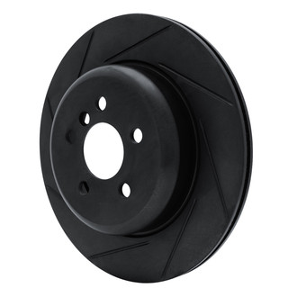 R1 Concepts® - eLINE Black Series™ Slotted 1-Piece Rear Passenger Side Brake Rotor