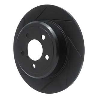R1 Concepts® - eLINE Black Series™ Slotted 1-Piece Rear Brake Rotor