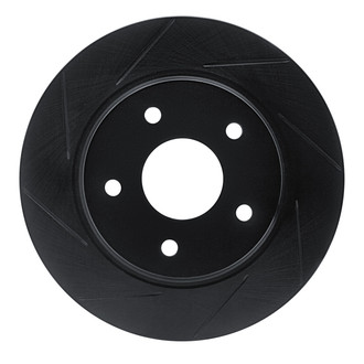 R1 Concepts® - eLINE Black Series™ Slotted 1-Piece Rear Brake Rotor