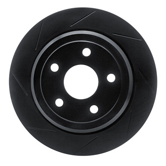 R1 Concepts® - eLINE Black Series™ Slotted 1-Piece Rear Brake Rotor