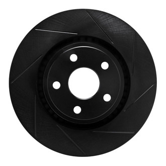 R1 Concepts® - eLINE Black Series™ Slotted 1-Piece Front Brake Rotor