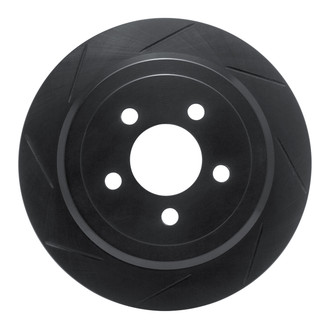 R1 Concepts® - eLINE Black Series™ Slotted 1-Piece Rear Brake Rotor