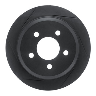 R1 Concepts® - eLINE Black Series™ Slotted 1-Piece Rear Brake Rotor