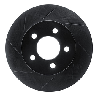 R1 Concepts® - eLINE Black Series™ Slotted 1-Piece Front Brake Rotor