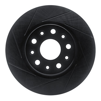R1 Concepts® - eLINE Black Series™ Slotted 1-Piece Front Brake Rotor