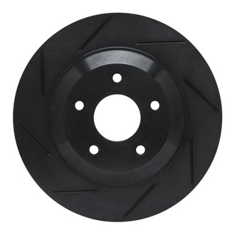 R1 Concepts® - eLINE Black Series™ Slotted 1-Piece Front Passenger Side Brake Rotor