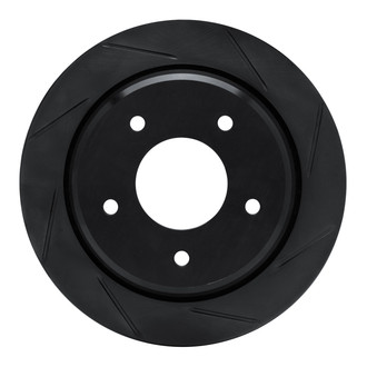 R1 Concepts® - eLINE Black Series™ Slotted 1-Piece Rear Brake Rotor