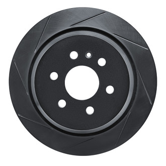 R1 Concepts® - eLINE Black Series™ Slotted 1-Piece Rear Brake Rotor