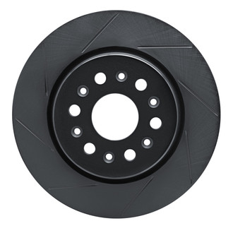 R1 Concepts® - eLINE Black Series™ Slotted 1-Piece Rear Brake Rotor