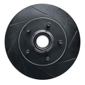R1 Concepts® - eLINE Black Series™ Slotted 1-Piece Front Brake Rotor