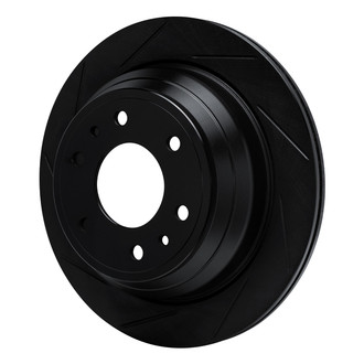 R1 Concepts® - eLINE Black Series™ Slotted 1-Piece Rear Brake Rotor