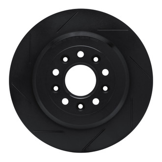 R1 Concepts® - eLINE Black Series™ Slotted 1-Piece Rear Brake Rotor