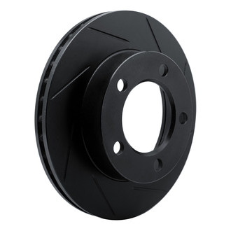 R1 Concepts® 613-54131R - eLINE Black Series™ Slotted 1-Piece Front Passenger Side Brake Rotor