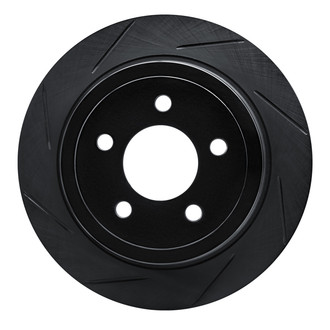 R1 Concepts® - eLINE Black Series™ Slotted 1-Piece Rear Brake Rotor