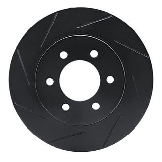 R1 Concepts® - eLINE Black Series™ Slotted 1-Piece Front Brake Rotor