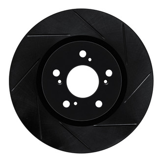 R1 Concepts® - eLINE Black Series™ Slotted 1-Piece Front Brake Rotor