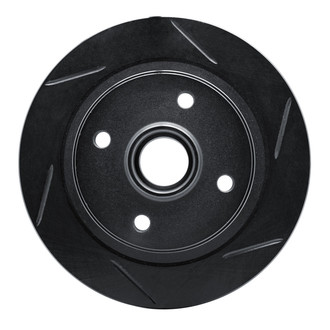 R1 Concepts® - eLINE Black Series™ Slotted 1-Piece Rear Brake Rotor