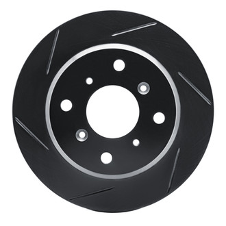 R1 Concepts® - eLINE Black Series™ Slotted 1-Piece Rear Brake Rotor