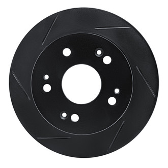 R1 Concepts® - eLINE Black Series™ Slotted 1-Piece Rear Brake Rotor