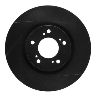 R1 Concepts® - eLINE Black Series™ Slotted 1-Piece Front Brake Rotor