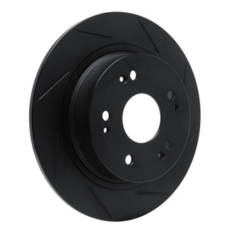 R1 Concepts® - eLINE Black Series™ Slotted 1-Piece Rear Brake Rotor