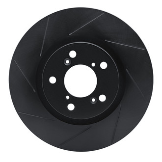R1 Concepts® - eLINE Black Series™ Slotted 1-Piece Front Brake Rotor