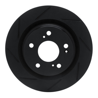 R1 Concepts® - eLINE Black Series™ Slotted 1-Piece Rear Brake Rotor