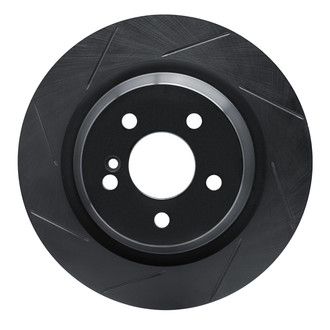 R1 Concepts® - eLINE Black Series™ Slotted 1-Piece Rear Brake Rotor