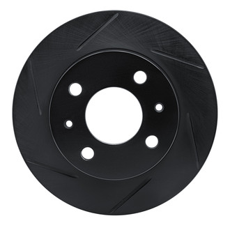 R1 Concepts® - eLINE Black Series™ Slotted 1-Piece Front Driver Side Brake Rotor