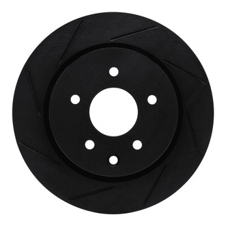 R1 Concepts® - eLINE Black Series™ Slotted 1-Piece Rear Brake Rotor