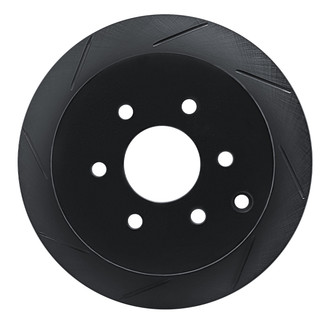 R1 Concepts® - eLINE Black Series™ Slotted 1-Piece Rear Brake Rotor