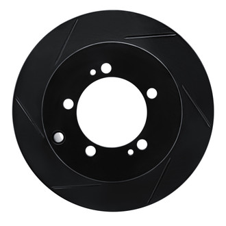 R1 Concepts® - eLINE Black Series™ Slotted 1-Piece Rear Brake Rotor