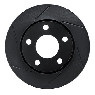R1 Concepts® - eLINE Black Series™ Slotted 1-Piece Rear Brake Rotor